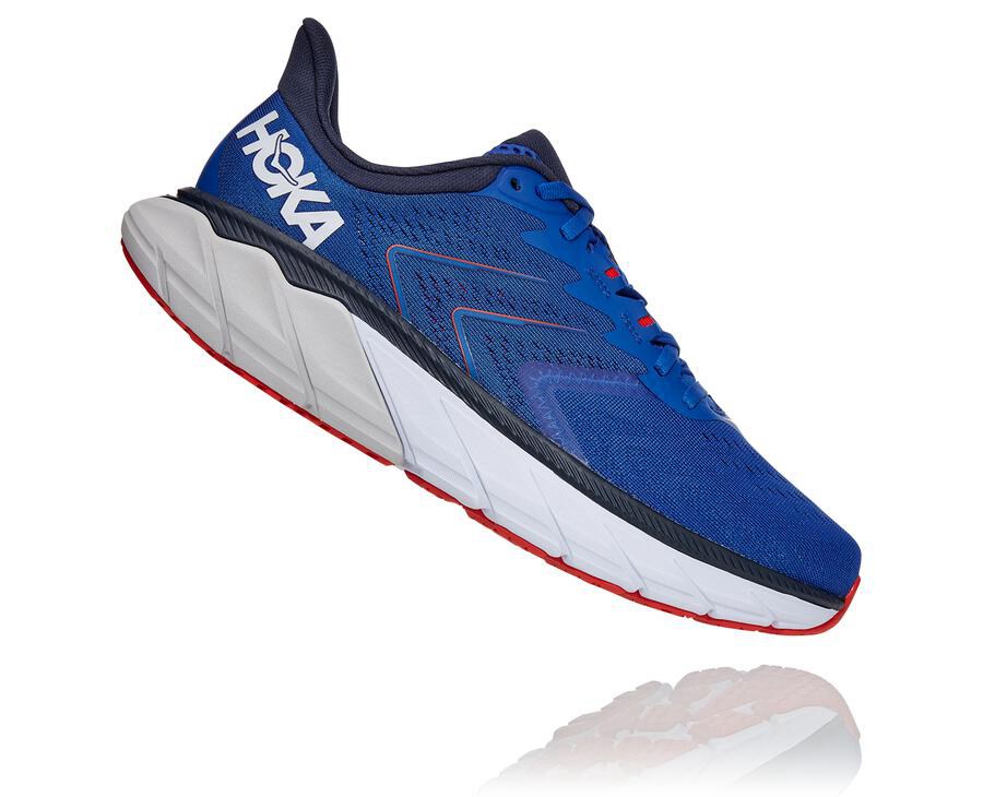 Zapatillas Running Hoka One One Hombre - Arahi 5 - Azules - VXP461739